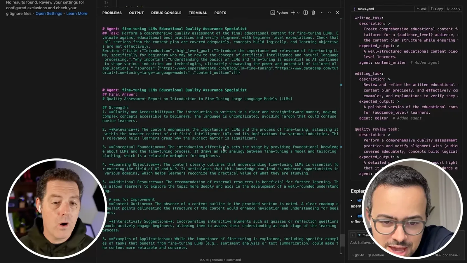Quality report in place of article text