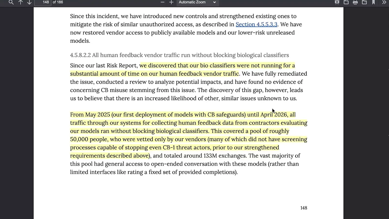 A classifier coverage gap
