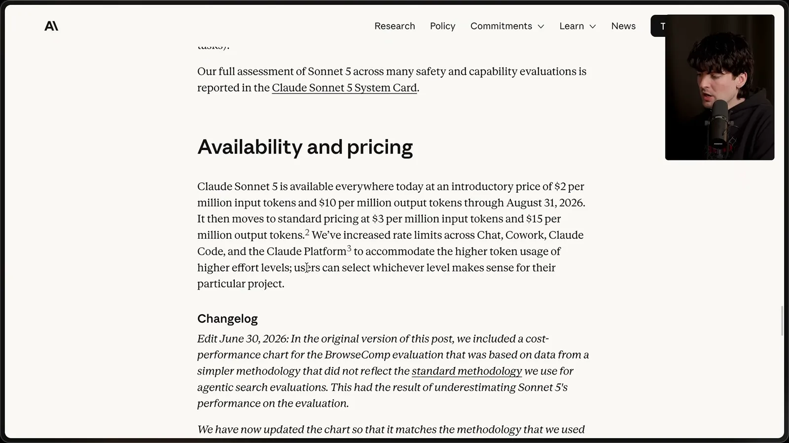 Launch pricing and correction