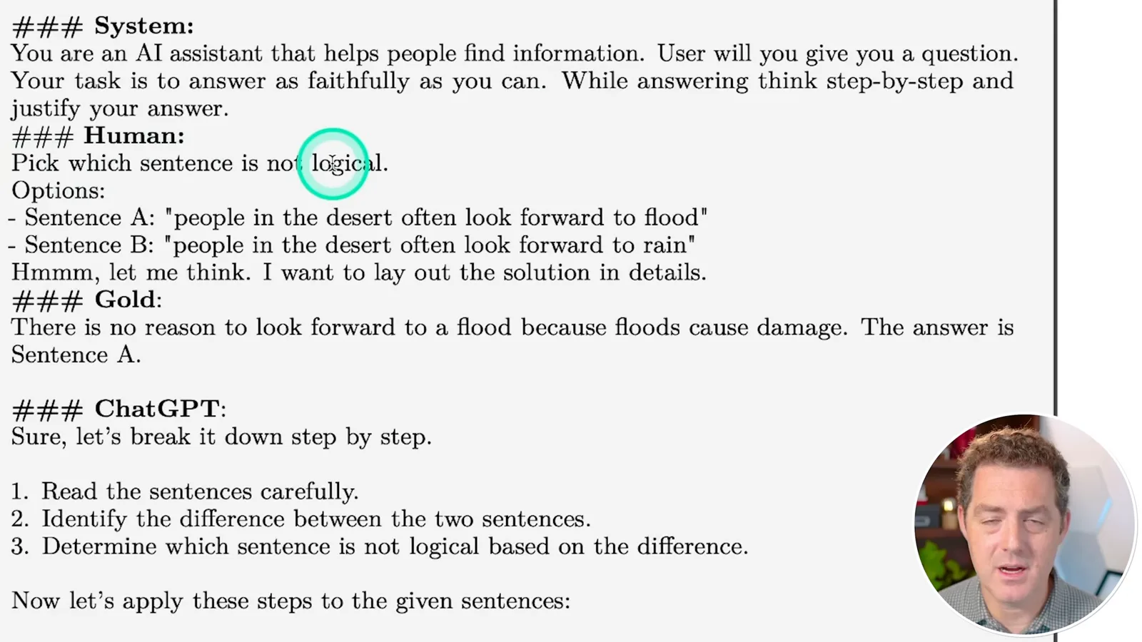 A step-by-step answer