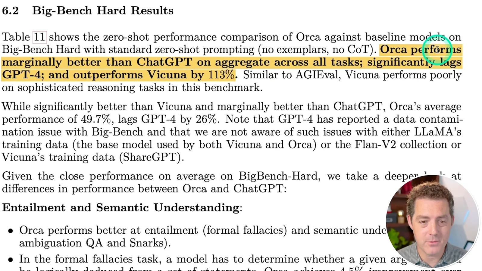 Big-Bench Hard results