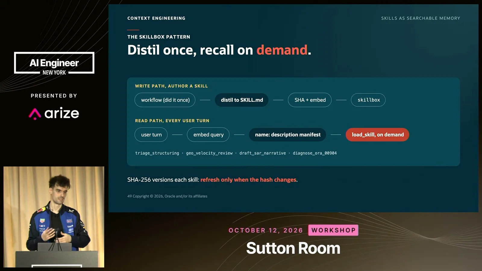 Skill distillation and recall