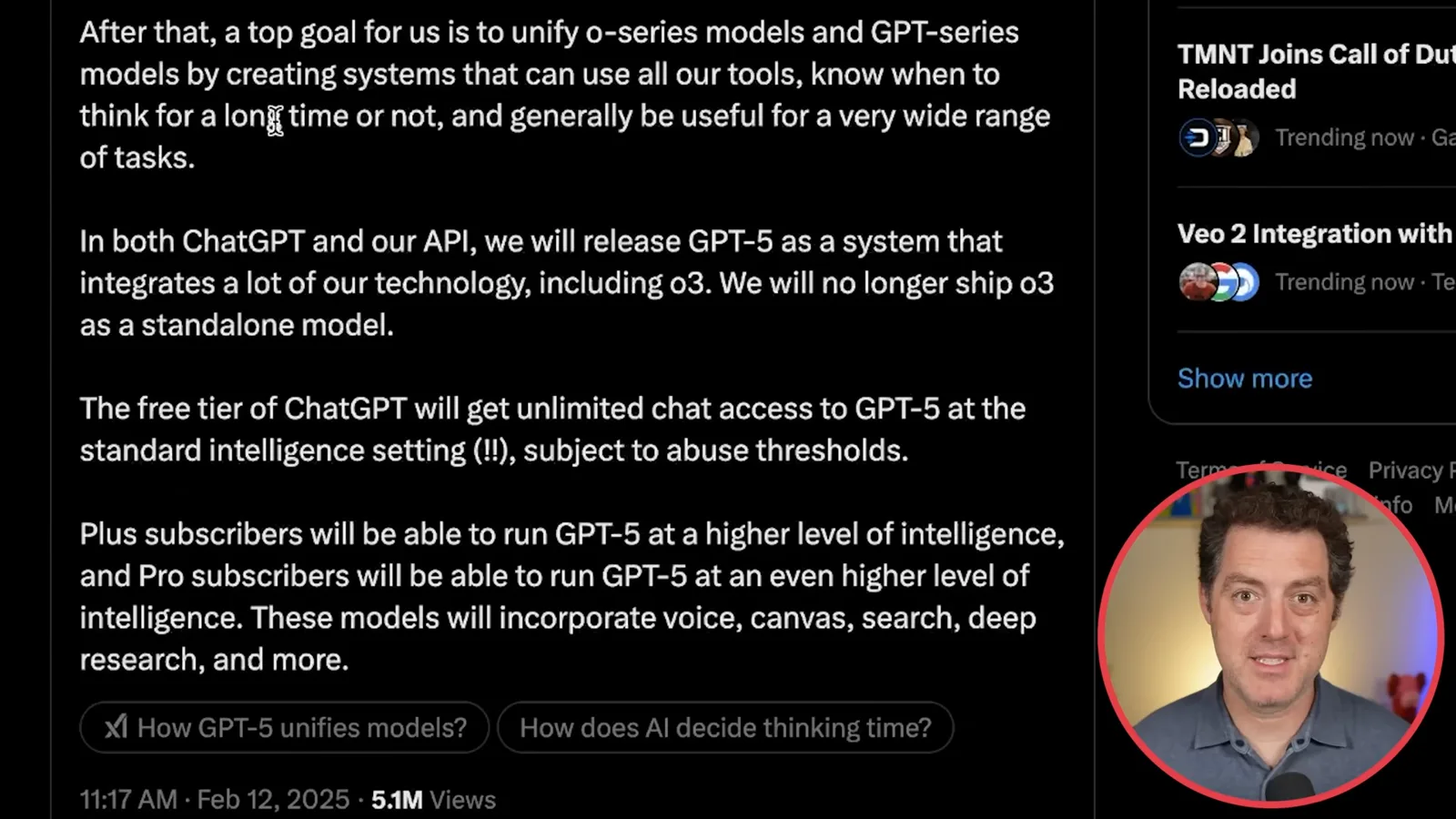 The proposed GPT-5 system and tiers