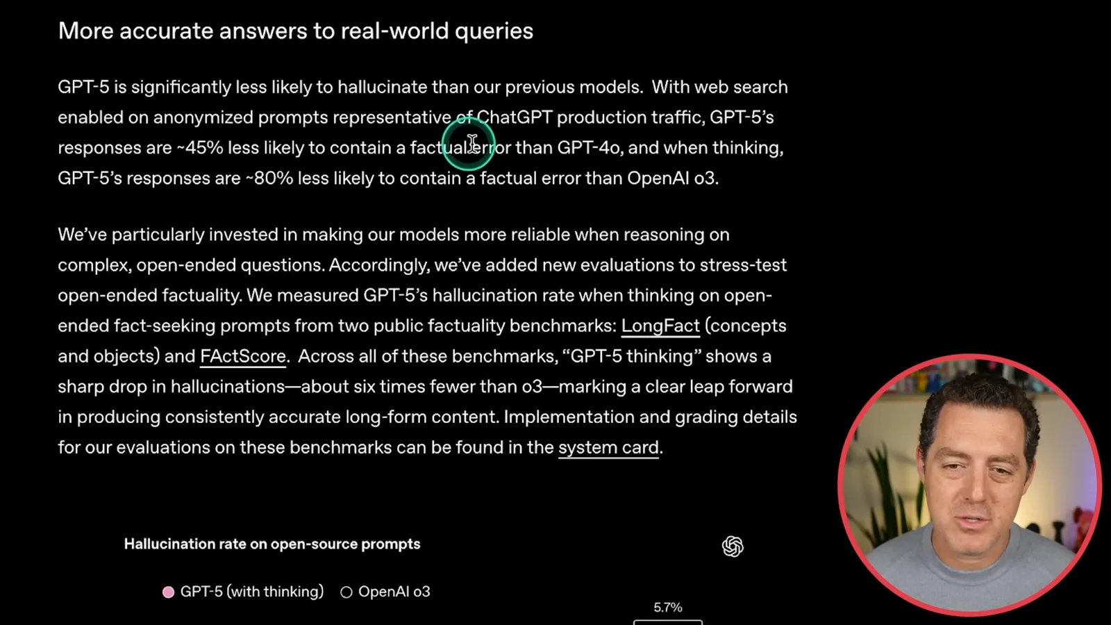 The scope of OpenAI’s factuality test