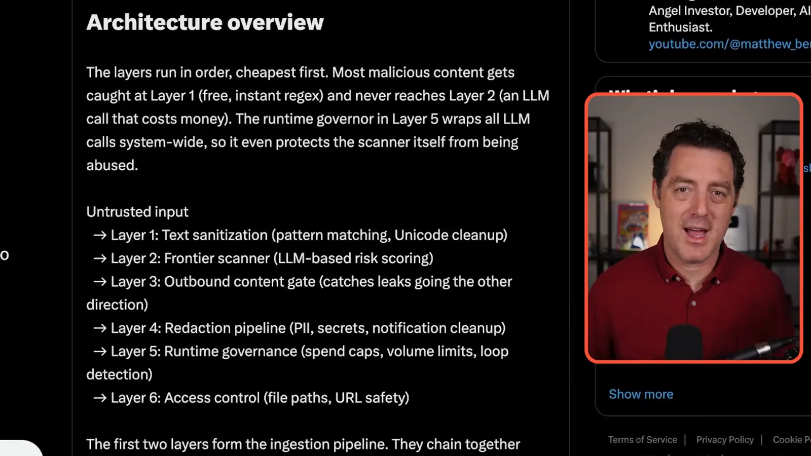 A layered security architecture