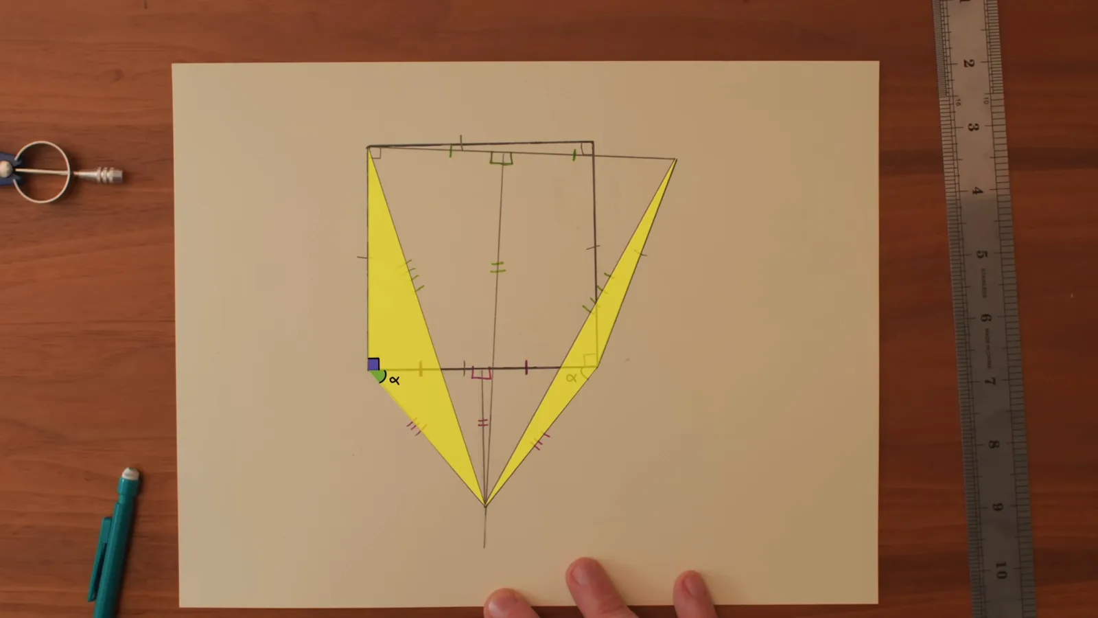 A false proof with a misleading diagram