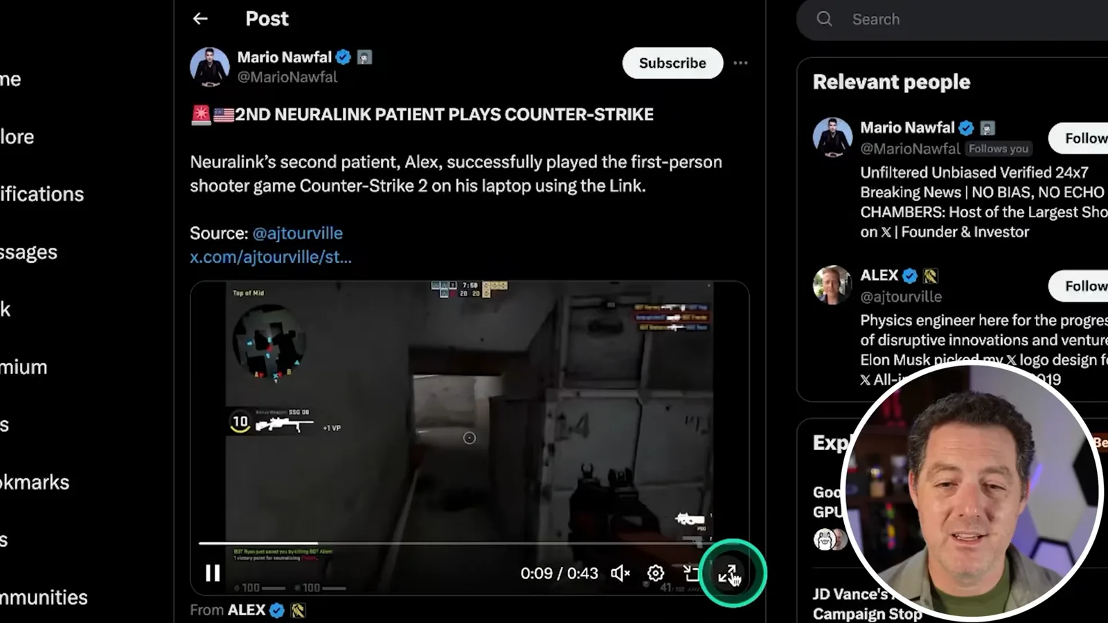 Neuralink game demonstration