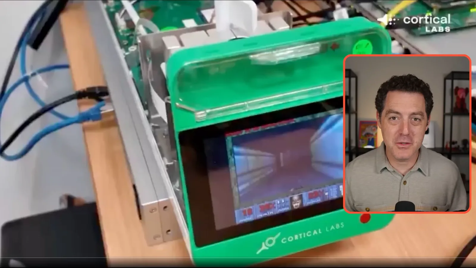 A biological computing demonstration