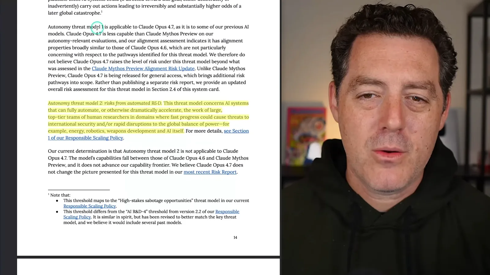 Autonomy threat model
