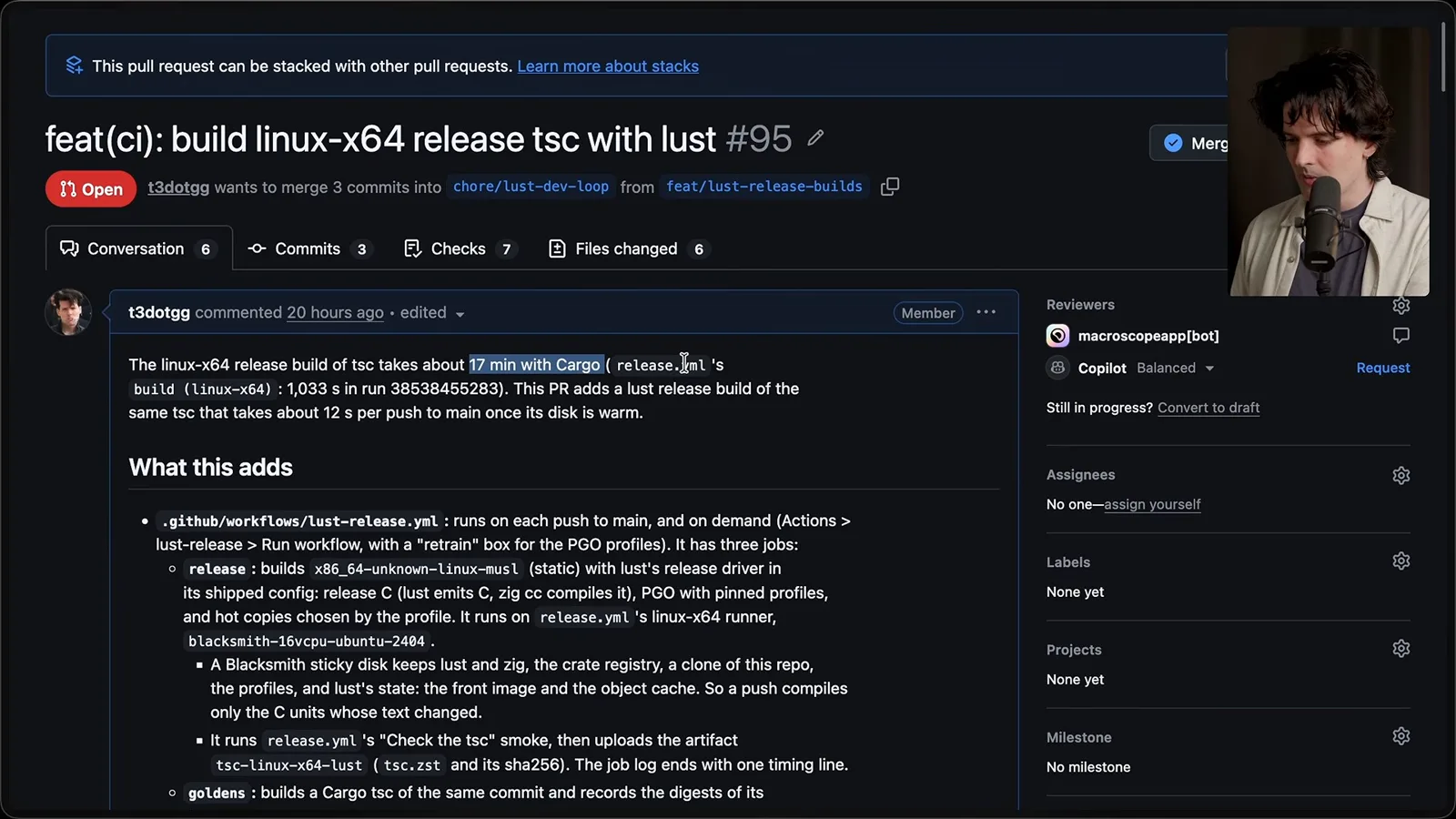 A Lust release-build experiment