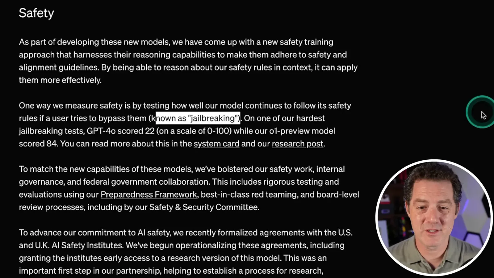 OpenAI safety evaluation