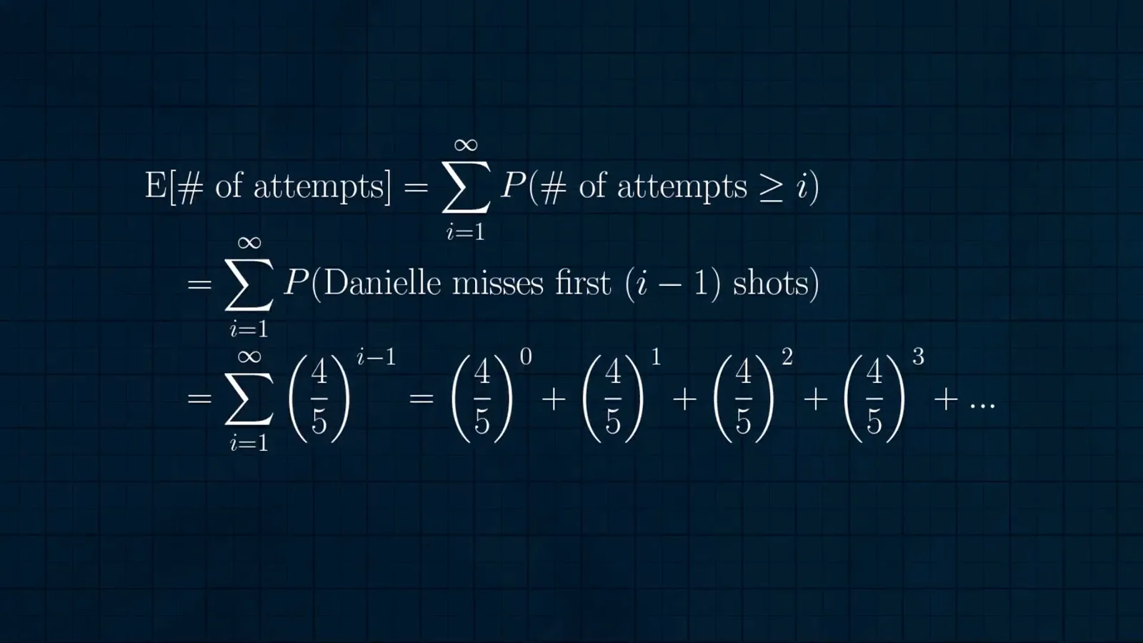 Tail-sum formula