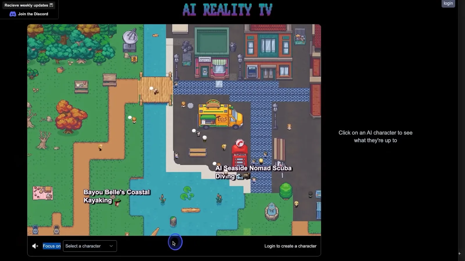 AI Reality TV town