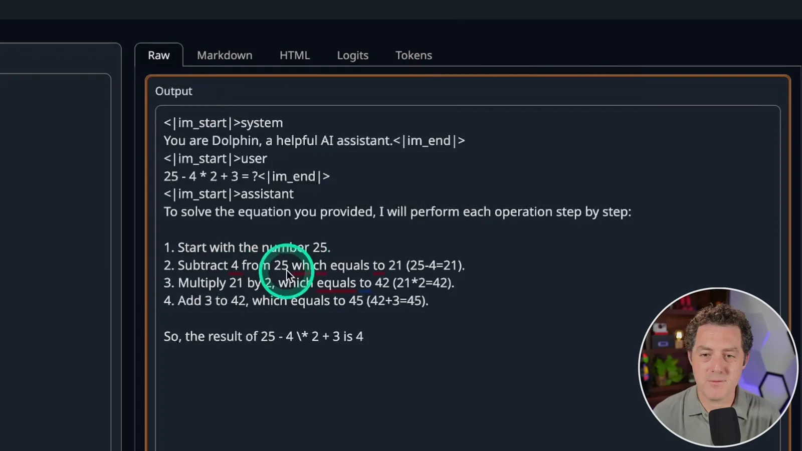 Order-of-operations error