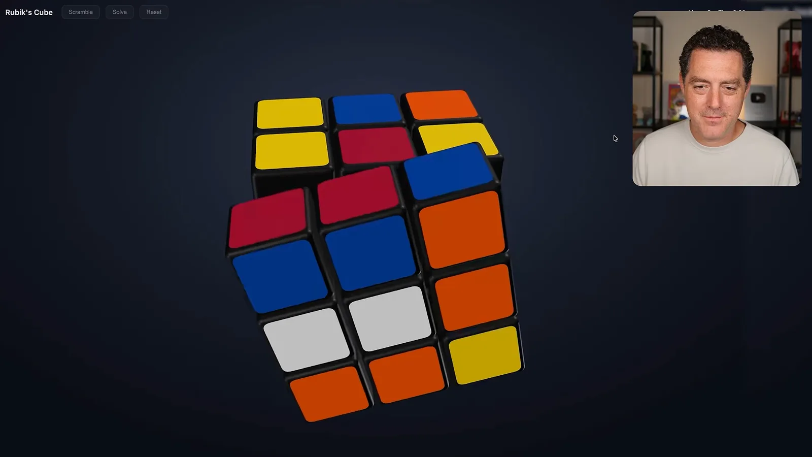 Interactive Rubik’s Cube demonstration
