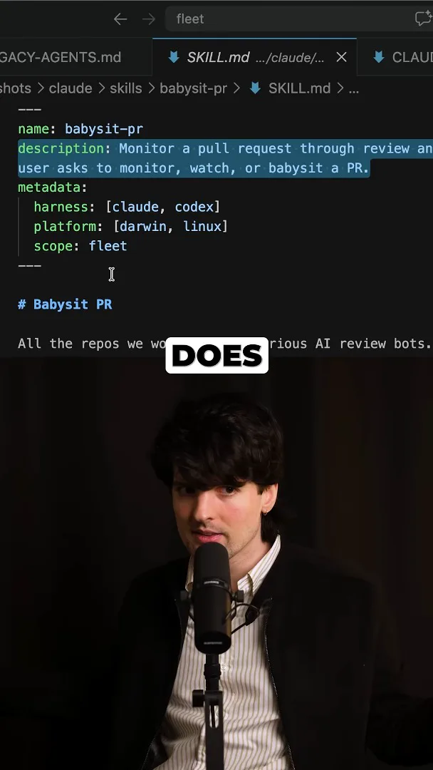 A skill description example