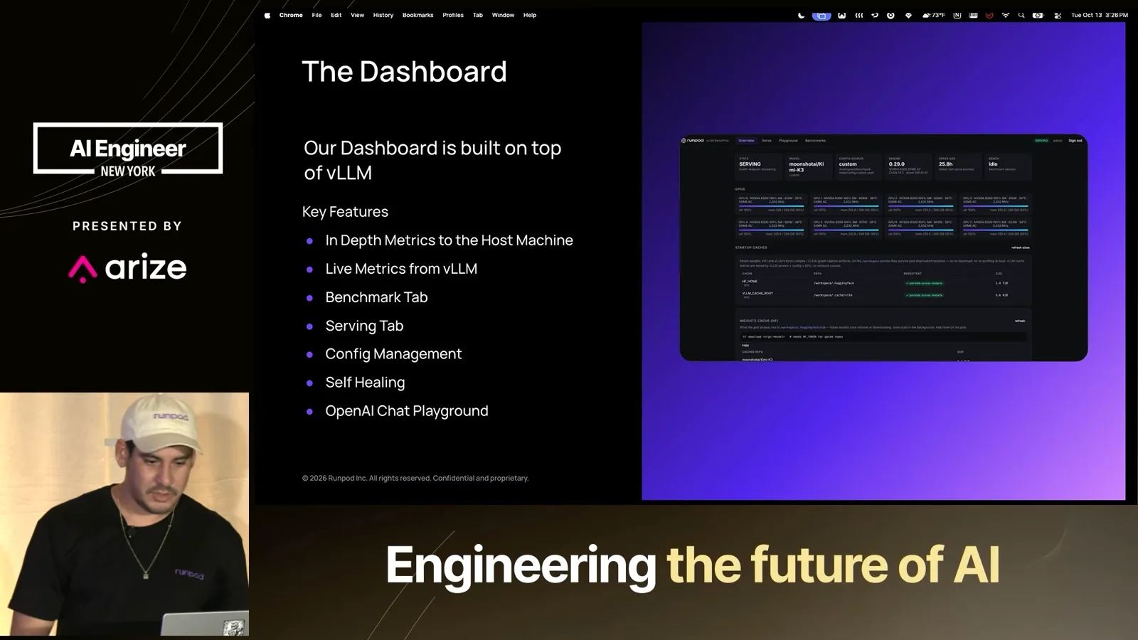 BenchPod dashboard features