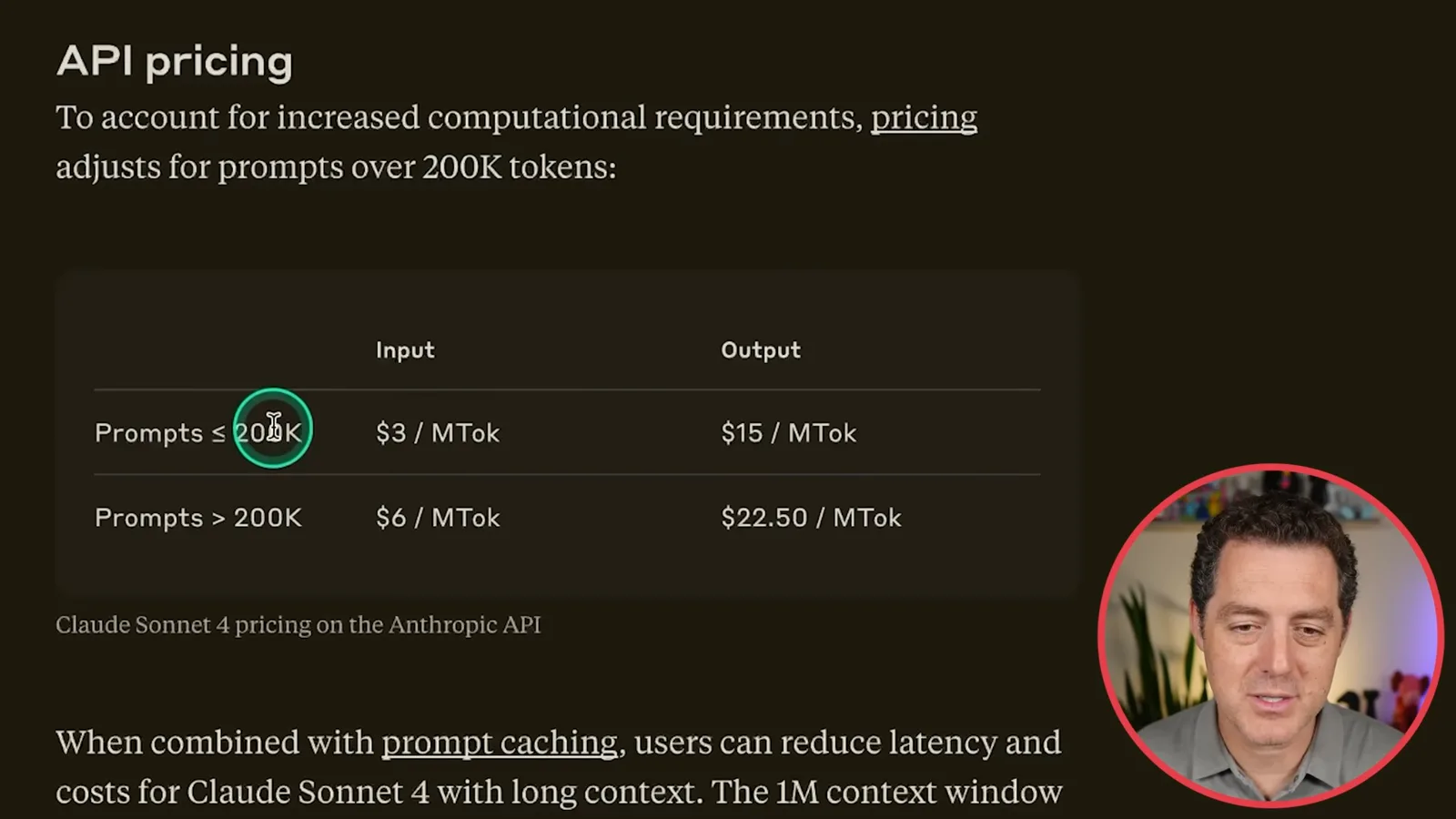 Claude Sonnet 4 long-context pricing in August 2025