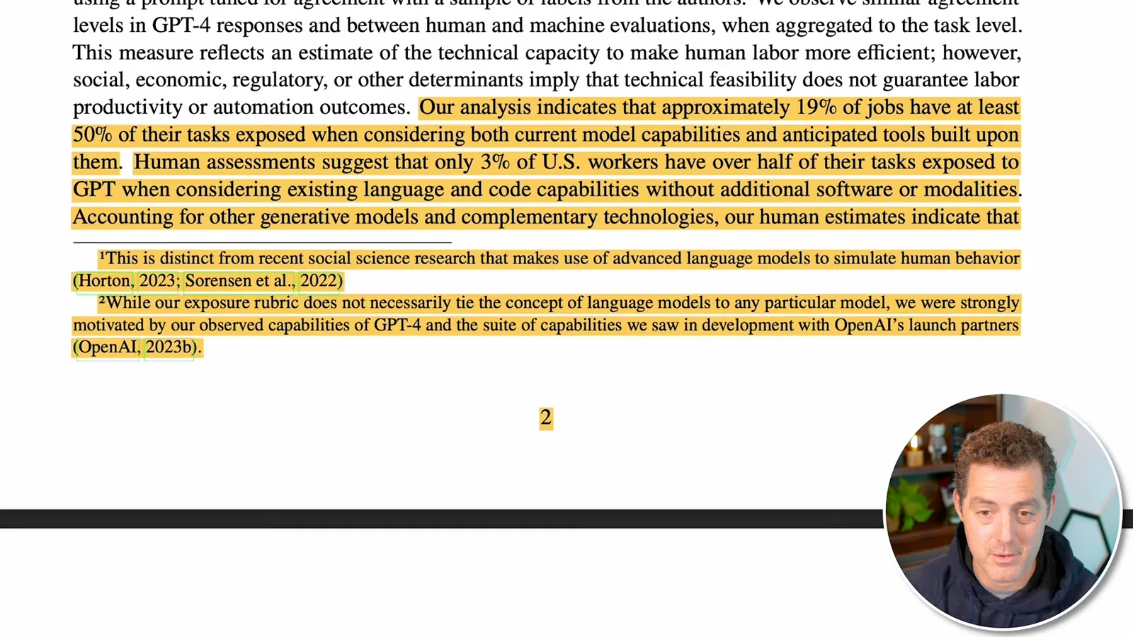 Labor task exposure estimates