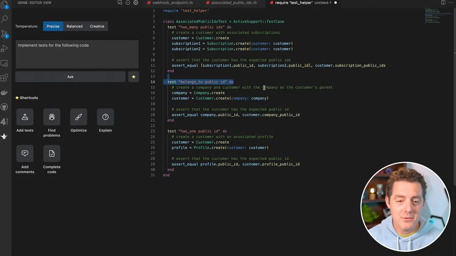 Generated tests for public IDs