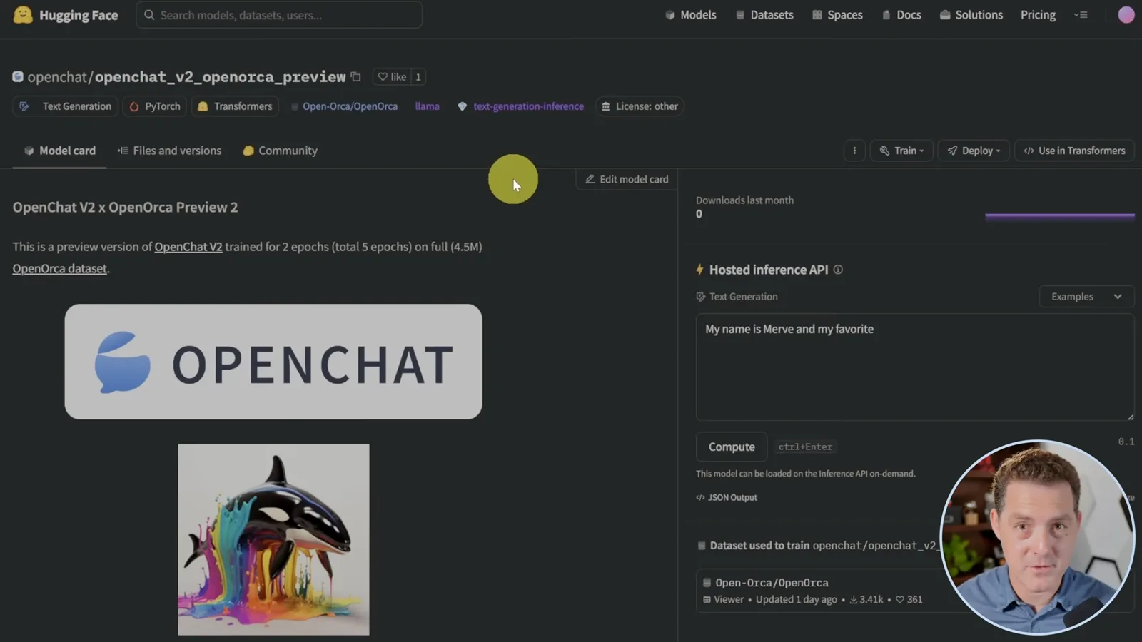 OpenChat OpenOrca preview model card