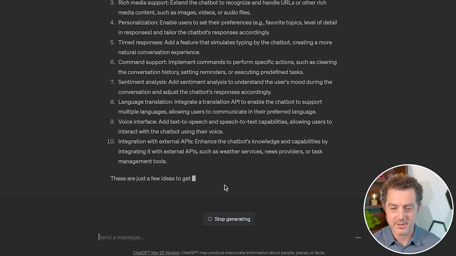 Ideas for extending the client