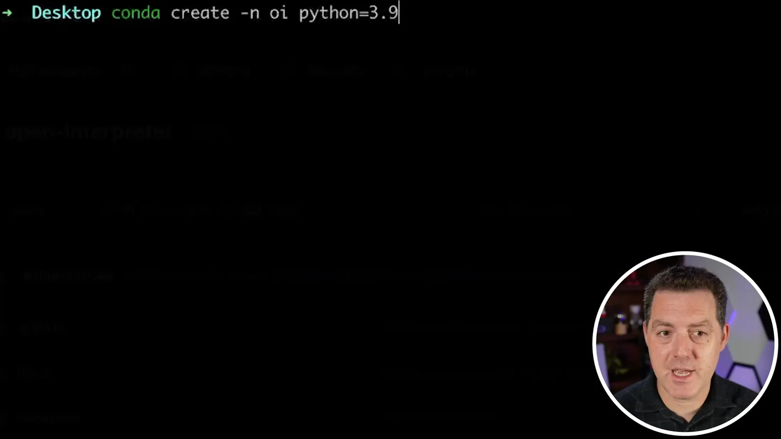 Creating a Python environment