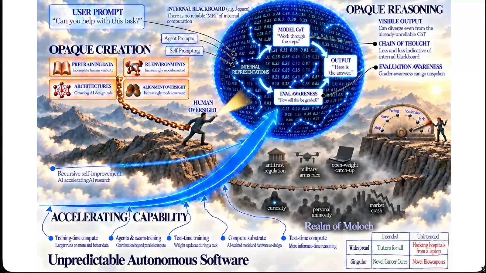 Acceleration and oversight diagram