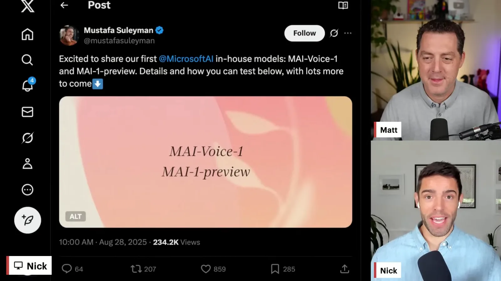 Microsoft’s MAI model announcement