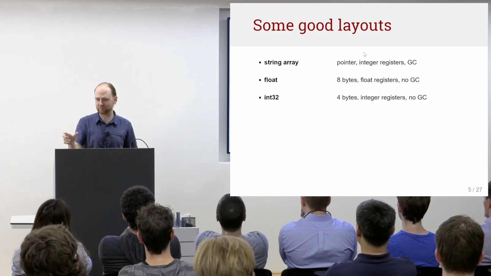 Examples of efficient layouts