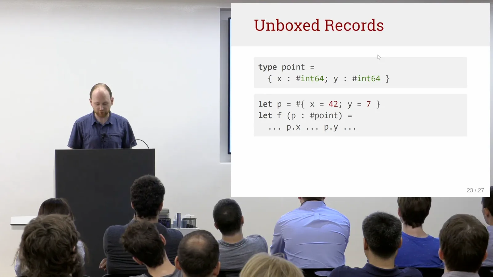 Proposed unboxed record