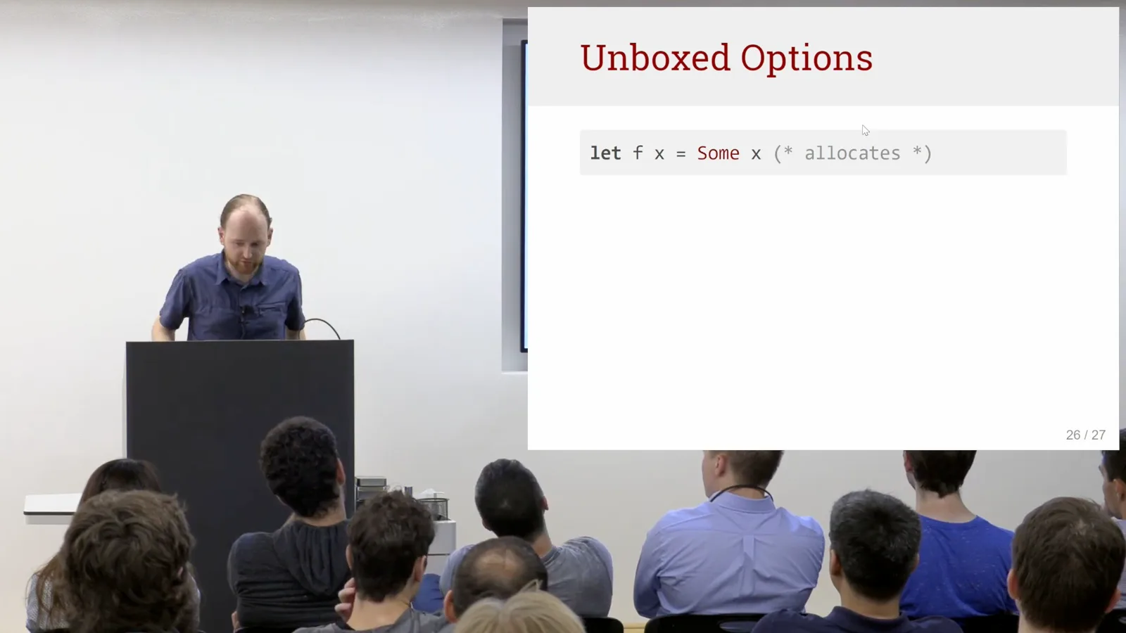 Allocation for option values