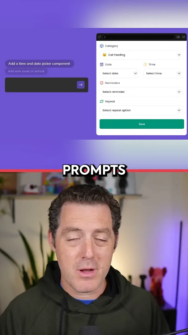 Prompting for a date and time picker