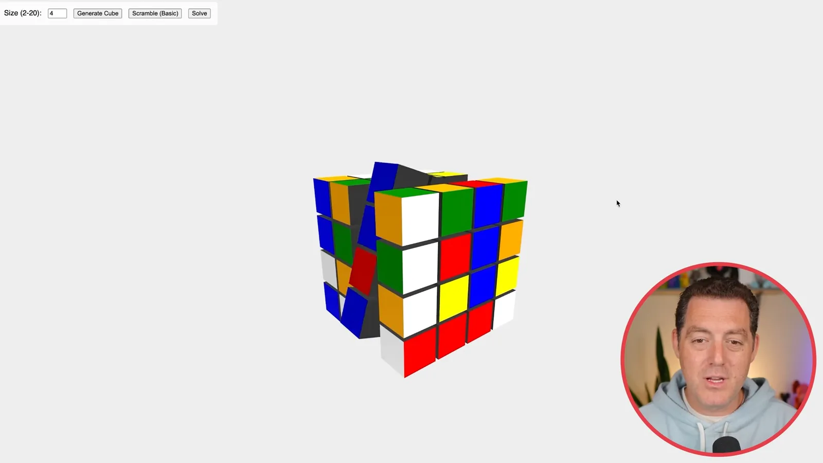 Configurable 4×4 cube