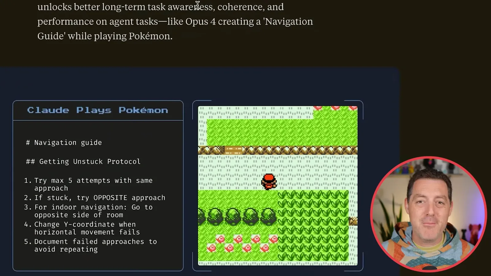 Pokémon navigation notes
