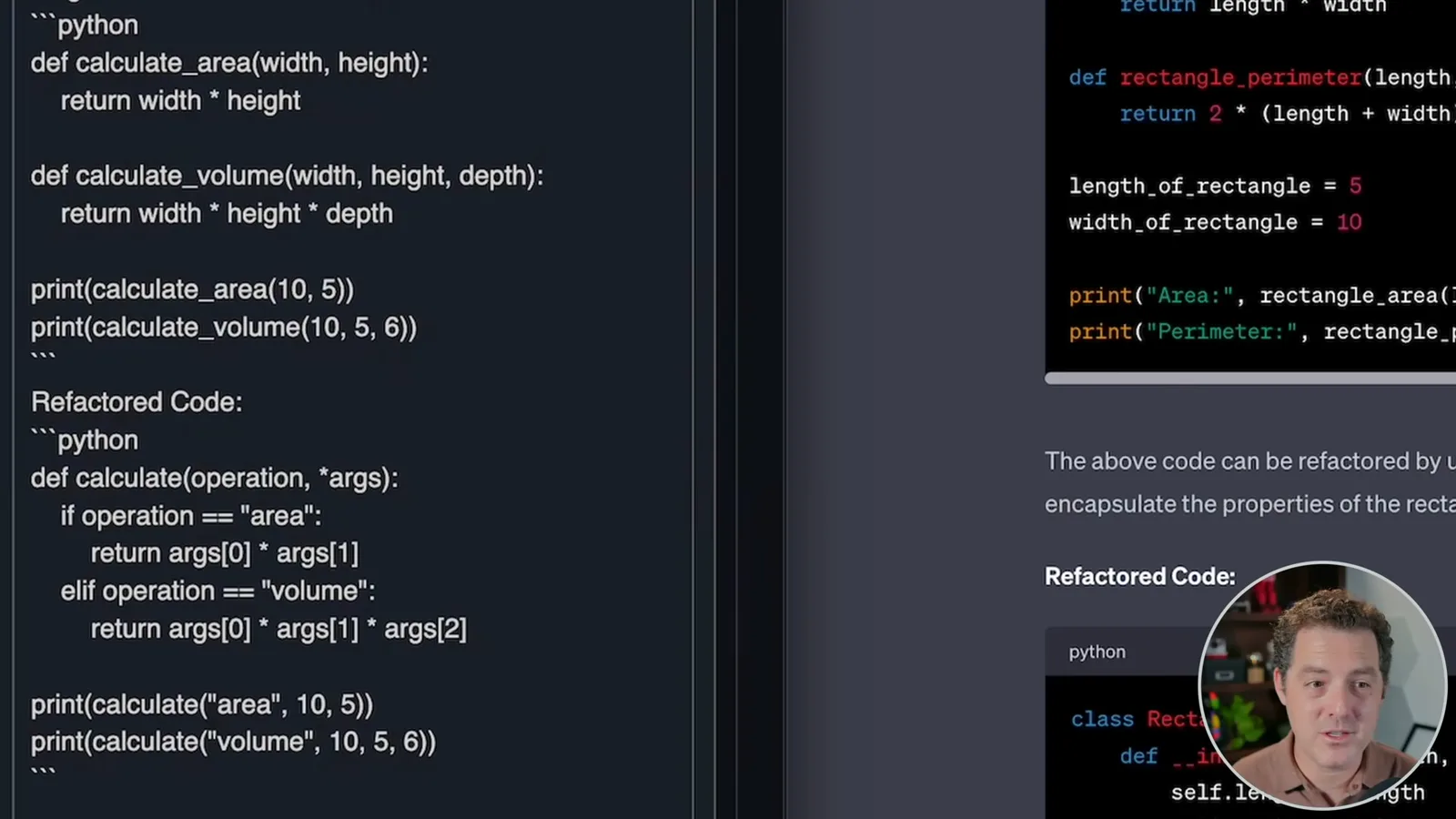 Refactoring examples