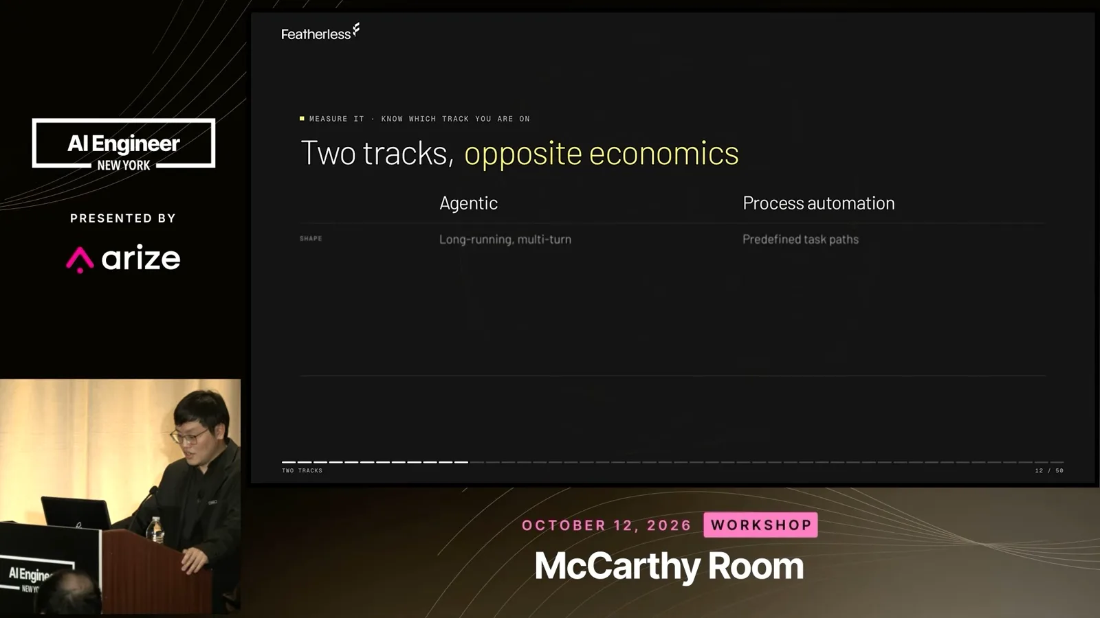 Two workload tracks