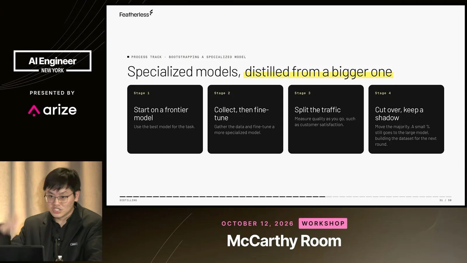A specialized-model workflow