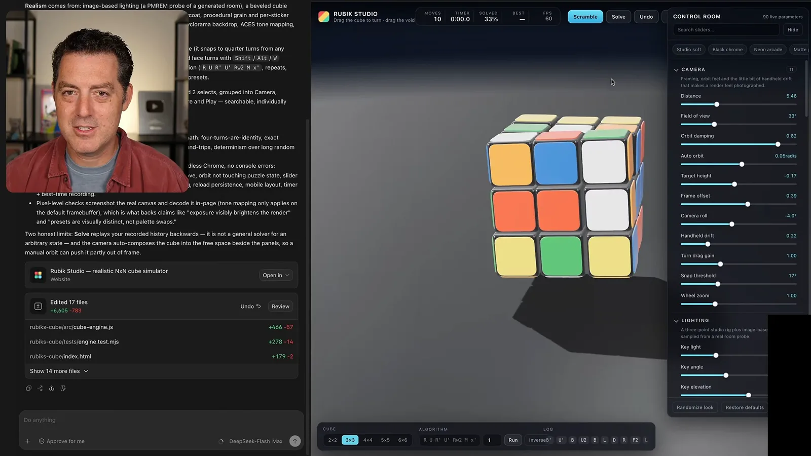 Rubik’s Cube generated through Codex