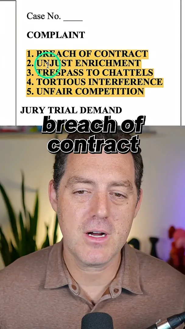 Claims listed in Reddit’s complaint