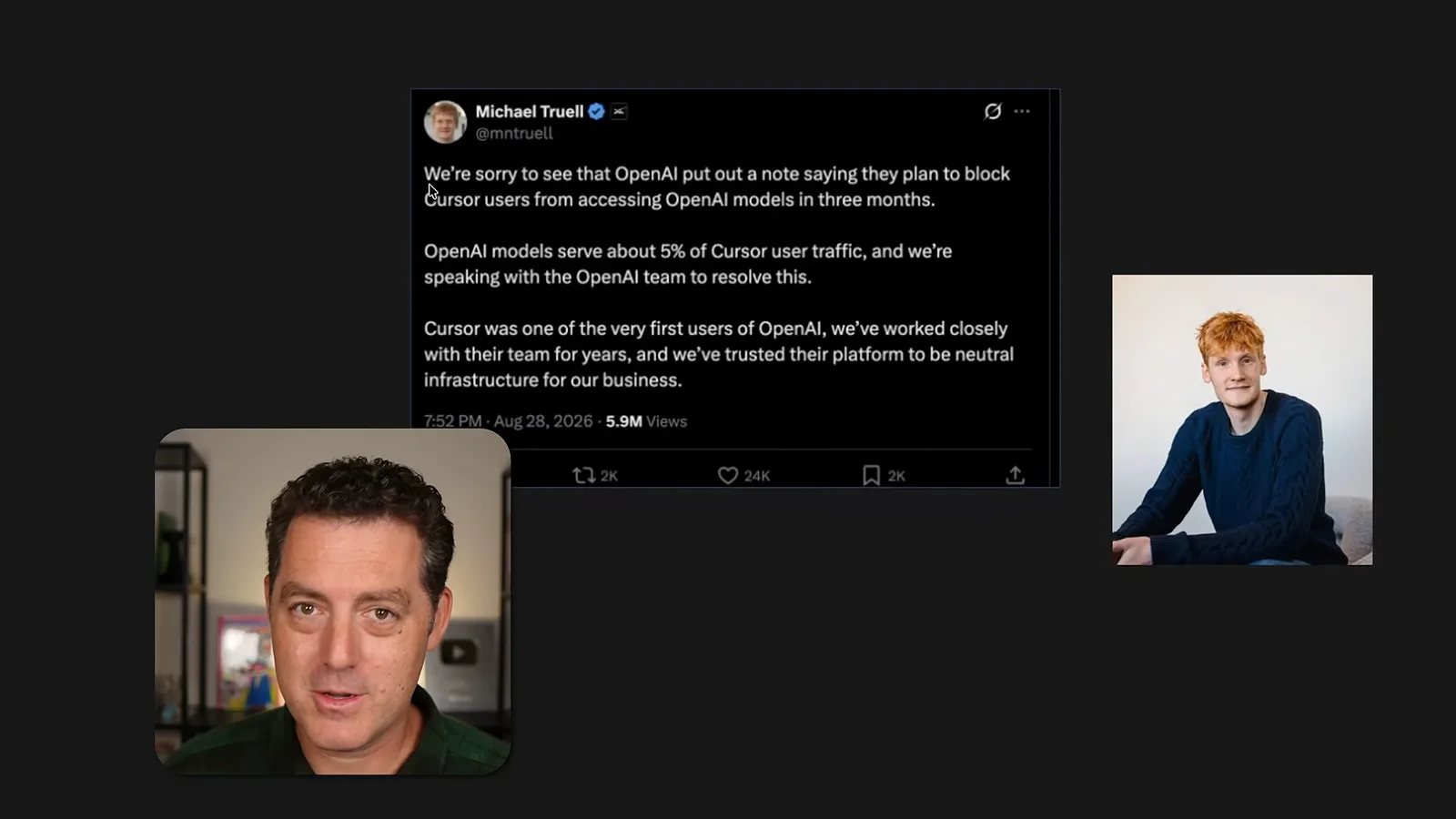 Cursor’s response