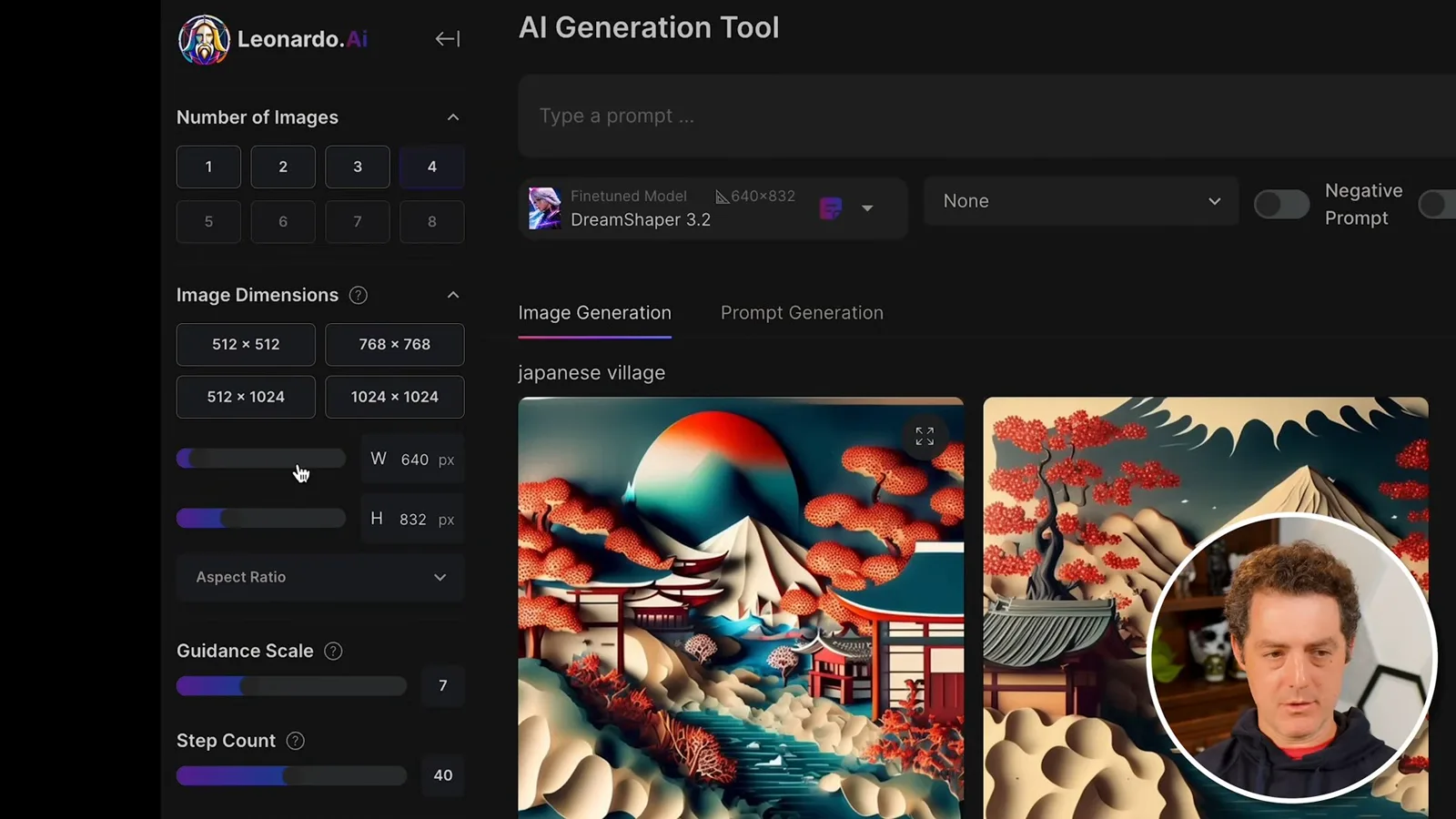 Image-generation controls