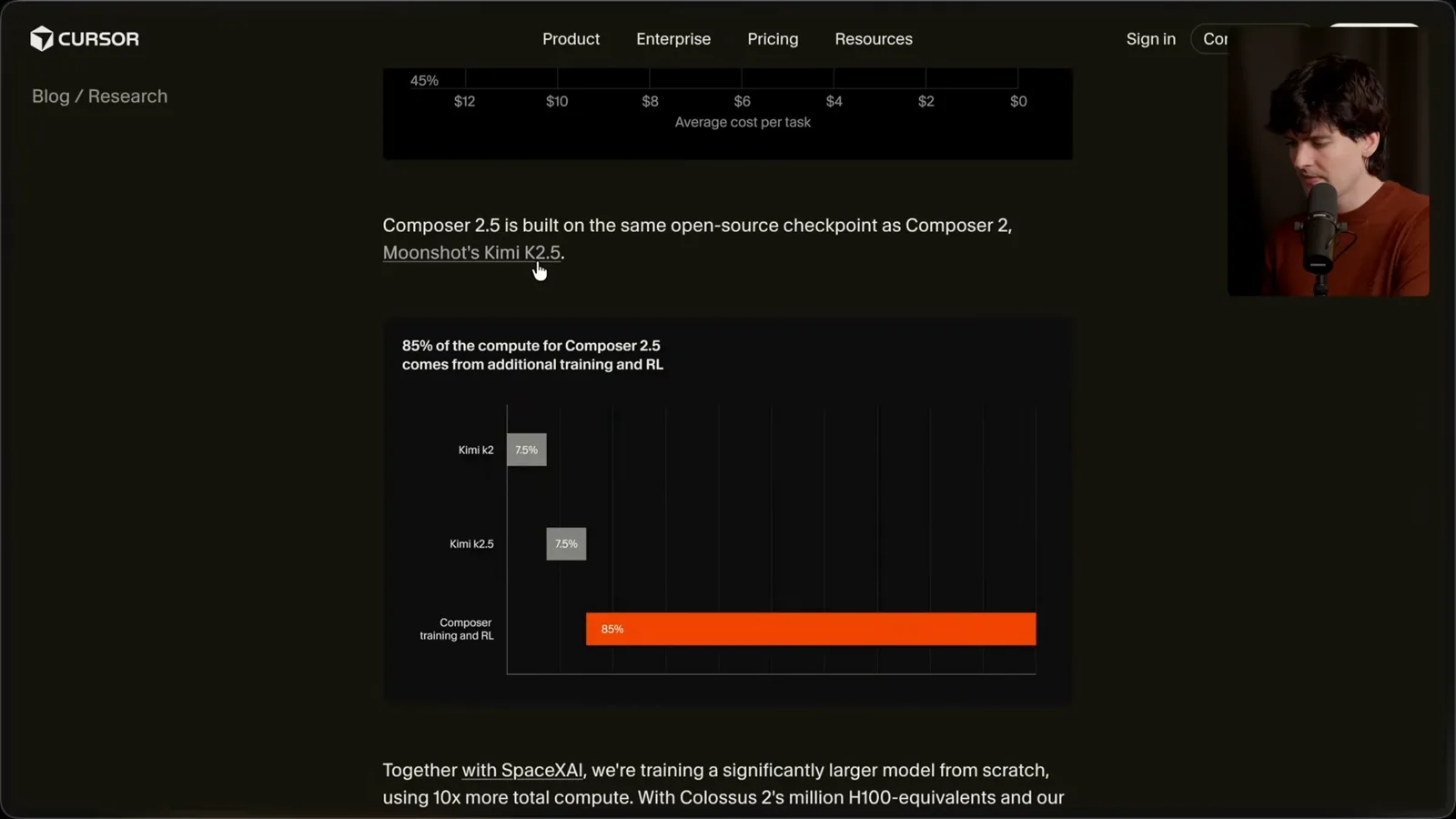 Estimated training compute breakdown