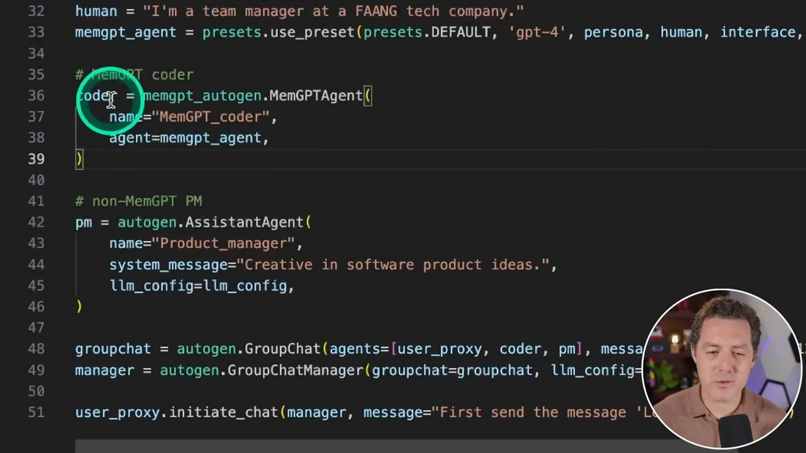 Coder and product-manager agents