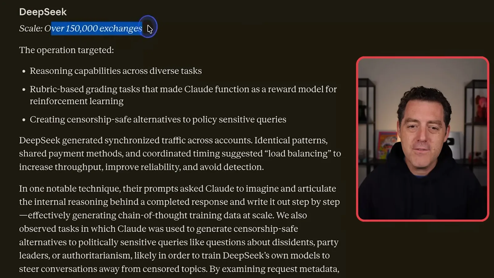 Anthropic’s description of the DeepSeek campaign