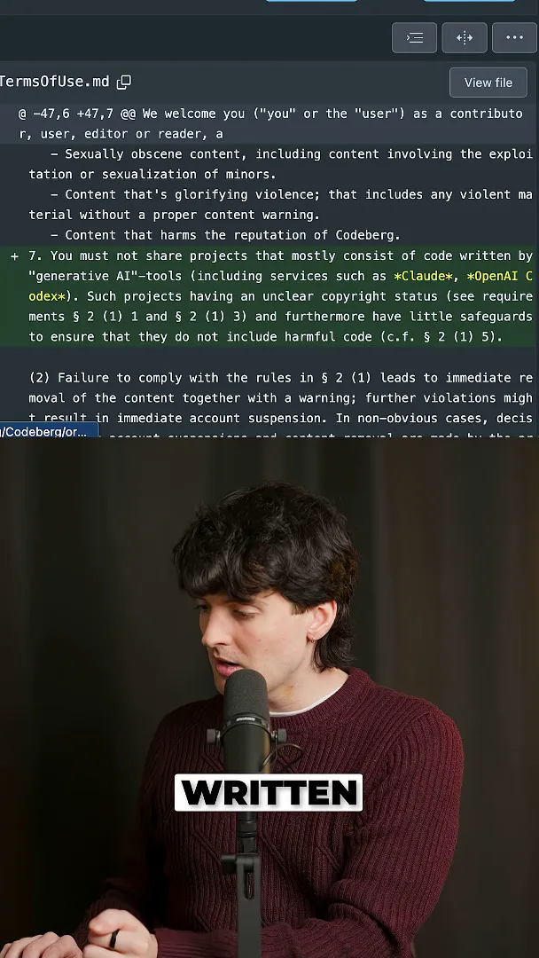 Proposed Codeberg terms