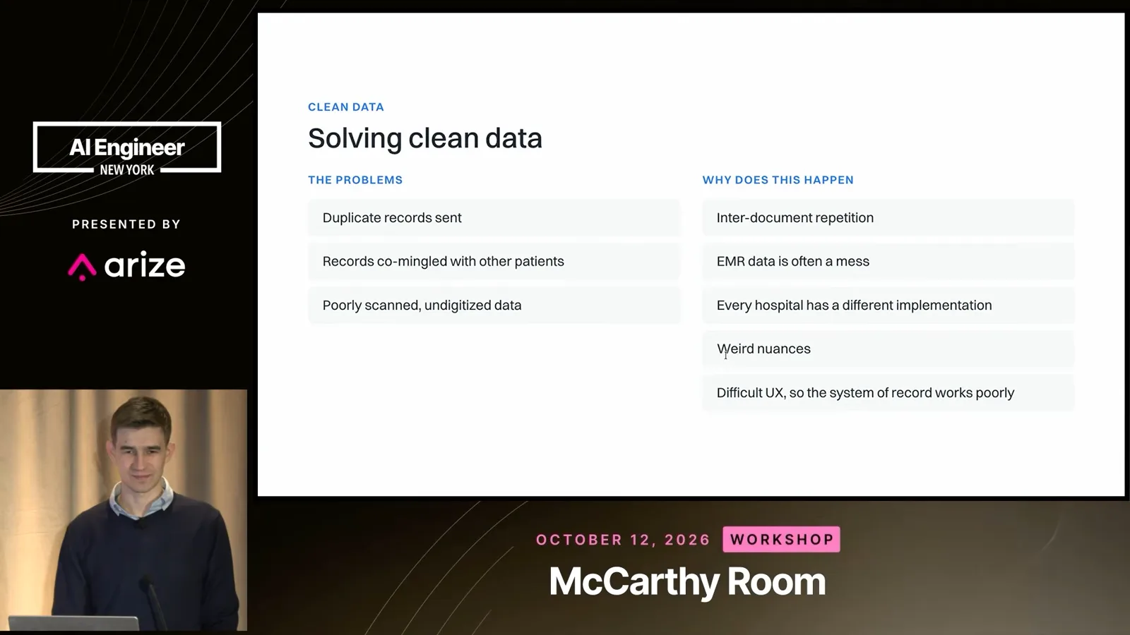 Sources of data quality problems