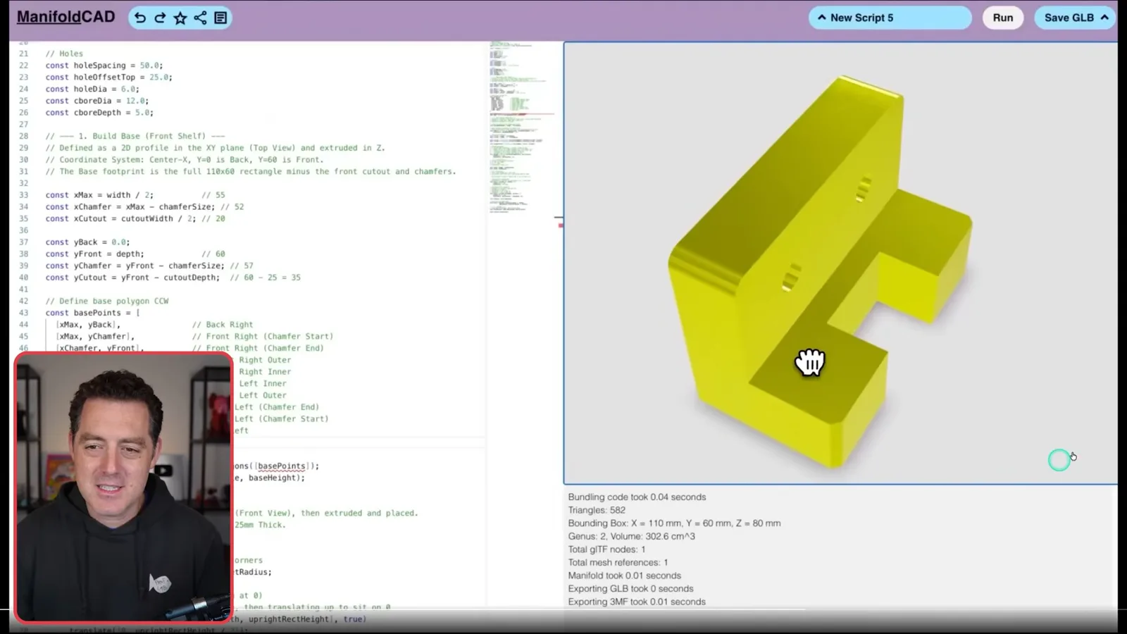 CAD object generated from a technical drawing