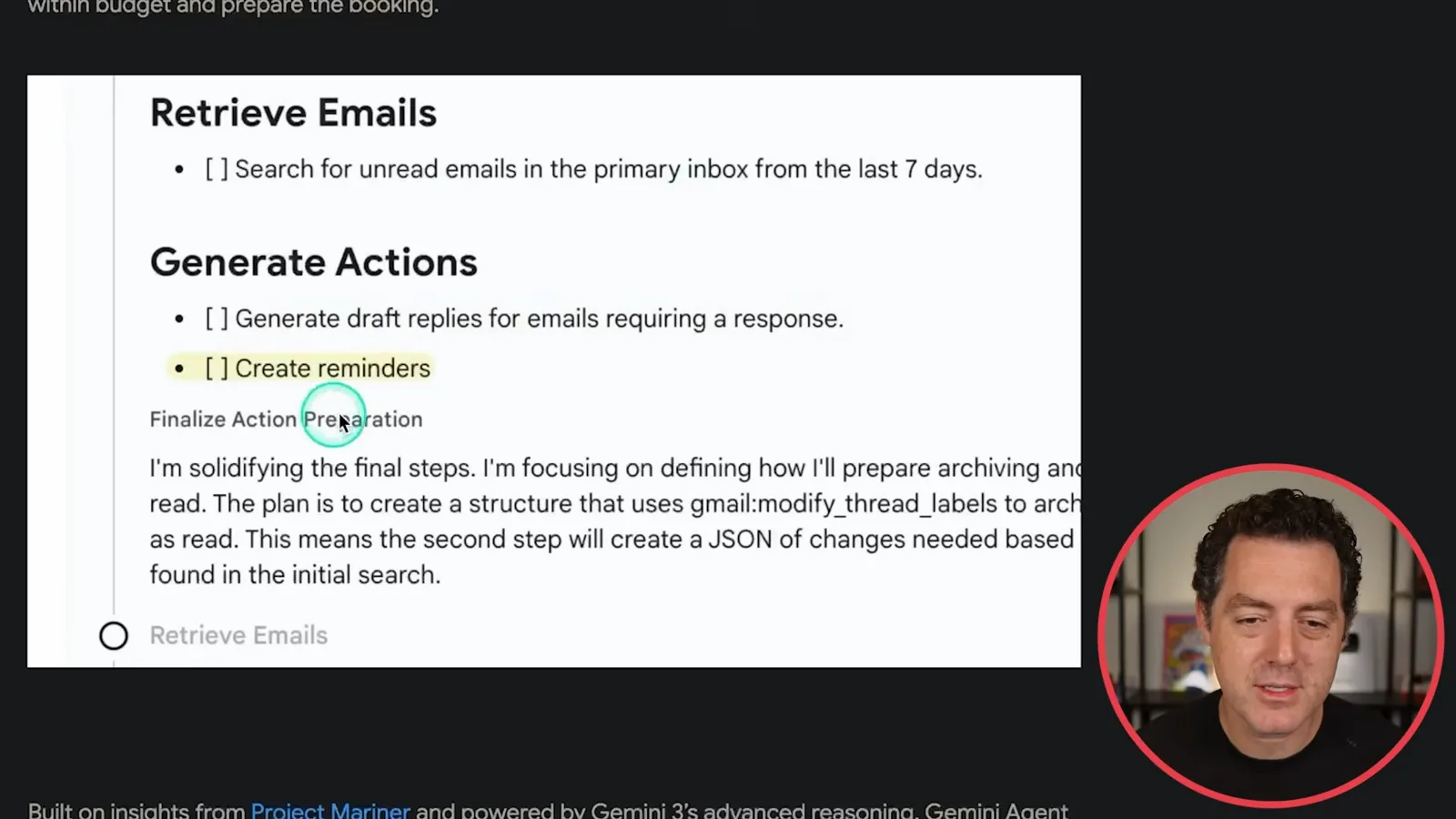Gemini Agent inbox plan