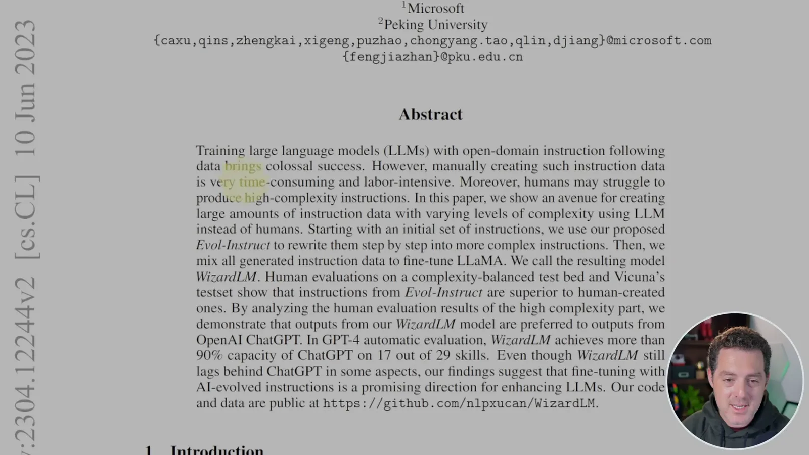 WizardLM’s instruction-generation method